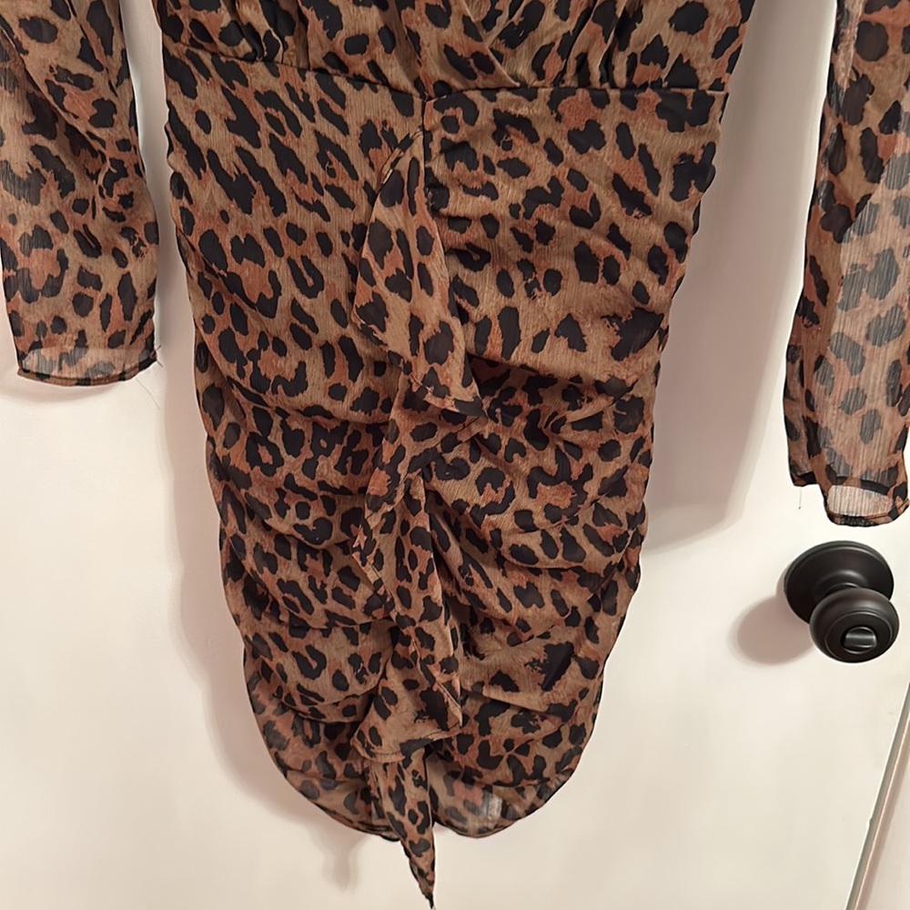 NWOT Zara leopard print dress - Picture 5 of 7